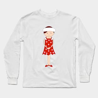 Christmas Winter Girl Digital Art | Christmas Special | illusima Long Sleeve T-Shirt